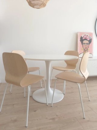 Sillas SKÅLSTA IKEA Roble y Metal, como nuevas