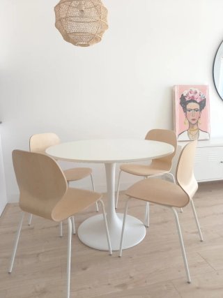 Sillas SKÅLSTA IKEA Roble y Metal, como nuevas