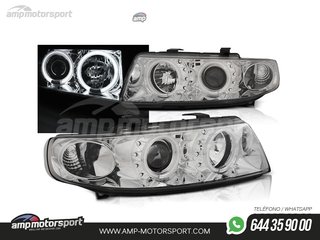 FAROS DELANTEROS OJOS DE ANGEL CCFL PARA SEAT LEON / TOLEDO 1M