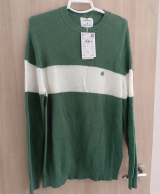 Jersey verde y blanco