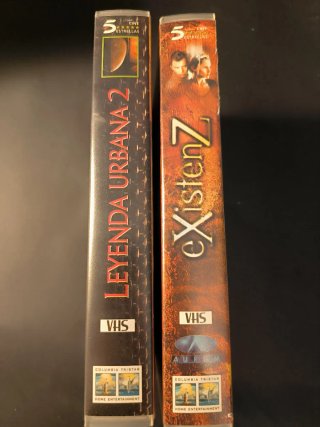 Lote 2 Películas VHS: eXistenZ y Leyenda Urbana 2