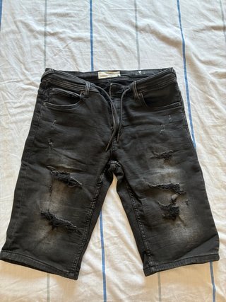 Pantalón vaquero Jorker negro desgastado Talla M