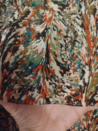 Falda corta verano estampada
