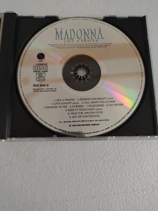 Madonna Like A Prayer CD