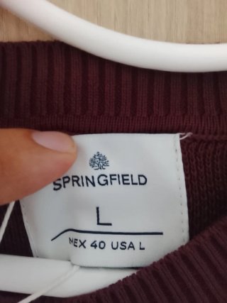 Jersey de punto rojo