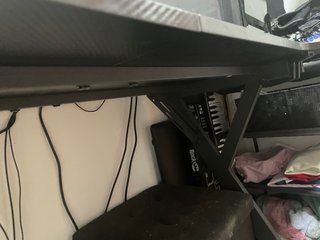 Escritorio Gamer Negro Viene con placas de luz led
