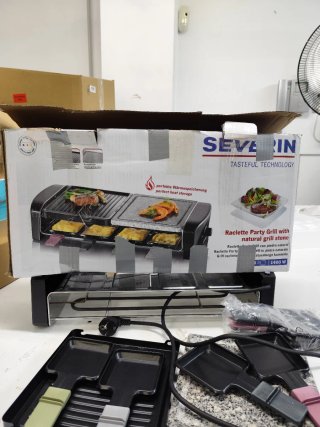 Raclette Severin con piedra natural