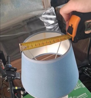 Lampada da comodino tessuto e legno