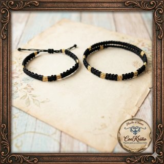 Conjunto Macramé Pulsera y Gargantilla