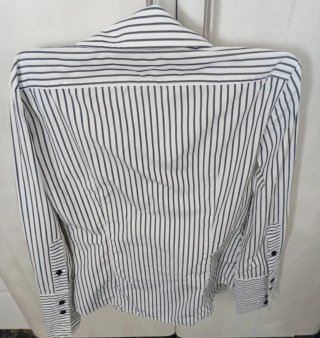 Camisa Nueva a Mango Talla M Rayas Blanco y Negro