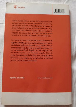 Libro La Ratonera - Agatha Christie