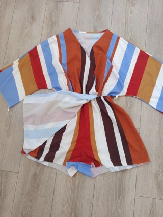 Mono mujer rayas talla L