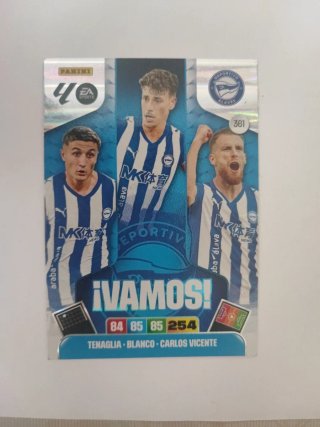 Cromo Panini Adrenalyn Vamos nº 361