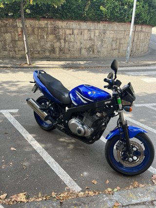 Suzuki GS500 Azul - Etiqueta C