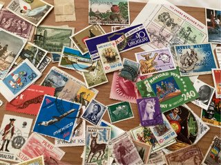 Lote sellos mundo y España