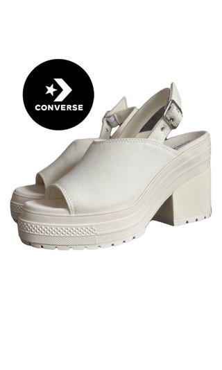 Sandalias Converse Chuck 70 Heel Mule Beige