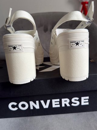 Sandalias Converse Chuck 70 Heel Mule Beige