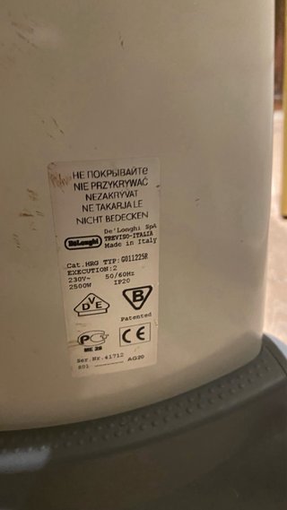 Radiador Eléctrico DeLonghi Rapido