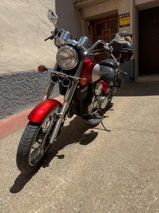 Moto Daelim Daystar 125 Roja y Plata