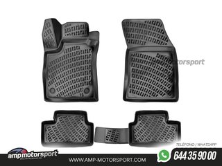 ALFOMBRILLAS DE GOMA RIZLINE PARA RENAULT MEGANE 2016--