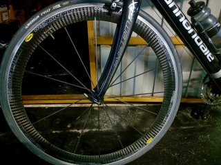 Bicicleta Cannondale System Six Negra 2009