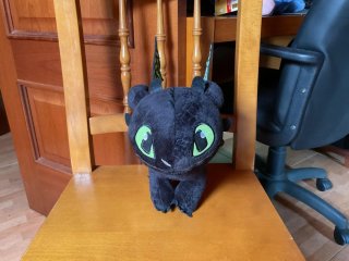 Peluche Stitch y Desdentado