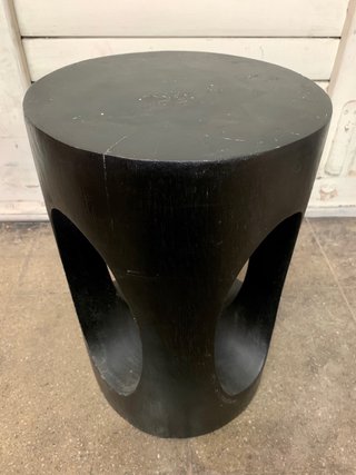 Taburete Nórdico Negro Madera