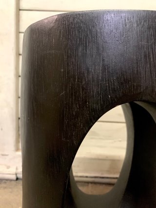 Taburete Nórdico Negro Madera