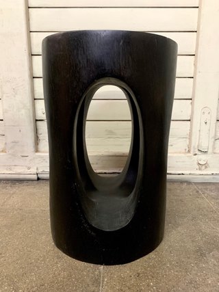 Taburete Nórdico Negro Madera