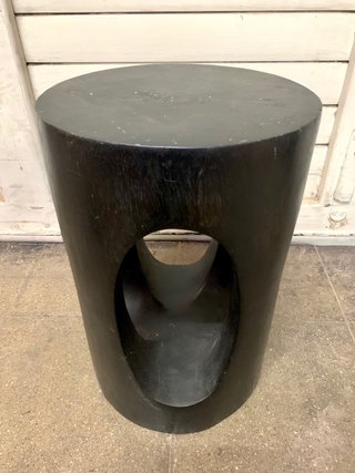 Taburete Nórdico Negro Madera