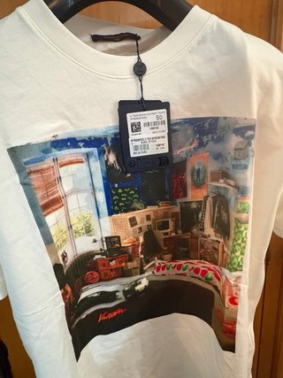 T-shirt Louis Vuitton Multicolor Bianca Taglia S