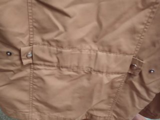 Cazadora mujer beige y marrón