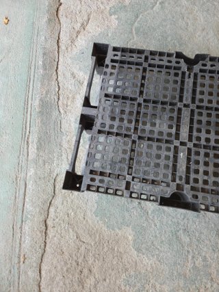 Pallet de plástico resistente