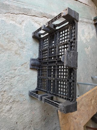 Pallet de plástico resistente