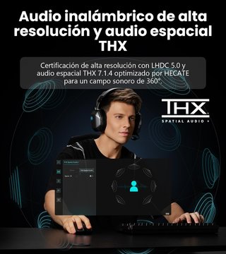 Edifier G5 MAX Auriculares Gaming Inalámbricos