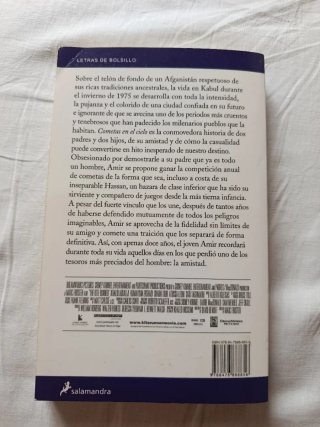 Libro Khaled Hosseini - Cometas en el cielo