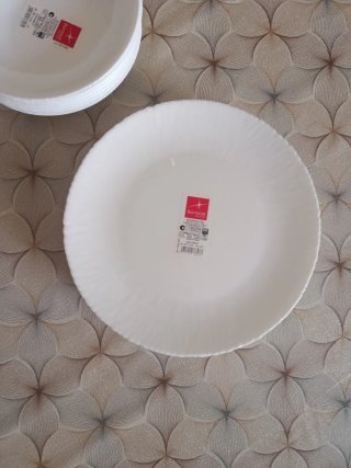 Set 2 Piatti Bormioli Vetro Opale Nuovi