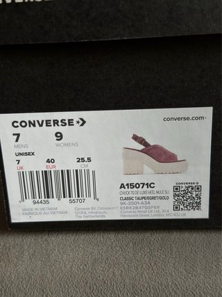 Converse Chuck 70 De Luxe Heel Mule Beige