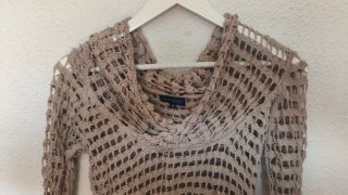 Adolfo Domínguez Jersey Malla Beige Talla M