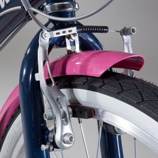Bicicleta paseo niños 24 Pulgadas Original 500 azul rosa