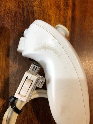 Wiimote Wii bianco con nunchuk wii remote original