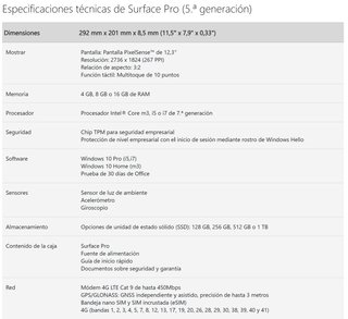Microsoft Surface Pro 5 + Docking
