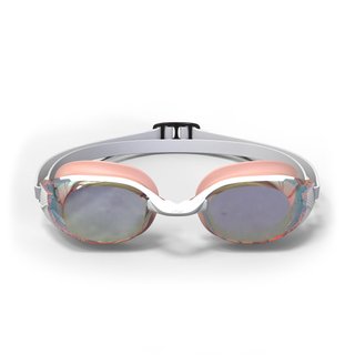 Gafas natación antivaho Bfit Cristales Espejo Rosa Talla
