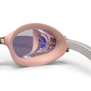 Gafas natación antivaho Bfit Cristales Espejo Rosa Talla