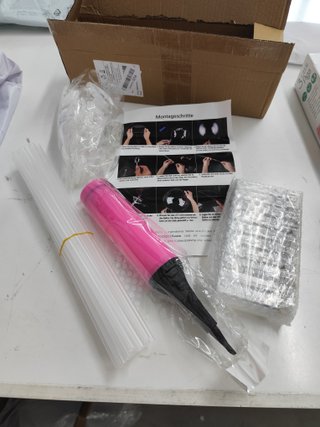 Kit Globos LED Transparentes con Palos