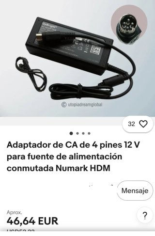 Adaptador AC Huikeyuan 12V 10A 120W