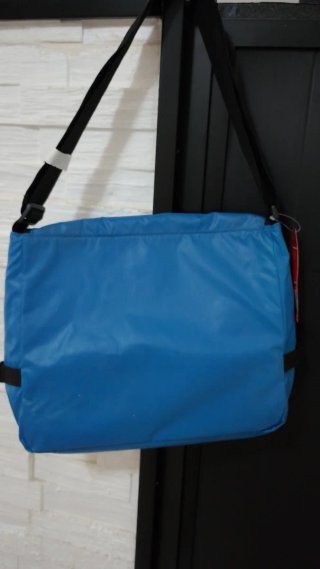 Borsone tracolla Seven azzurro