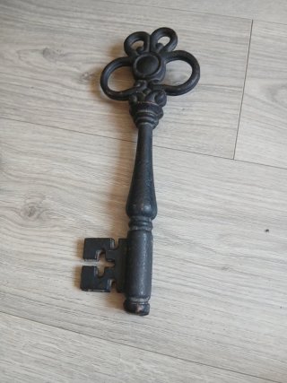 Llave decorativa hierro vintage grande