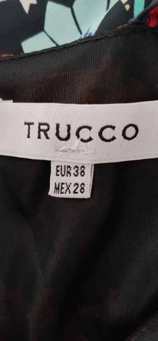 Vestido estampado midi Trucco