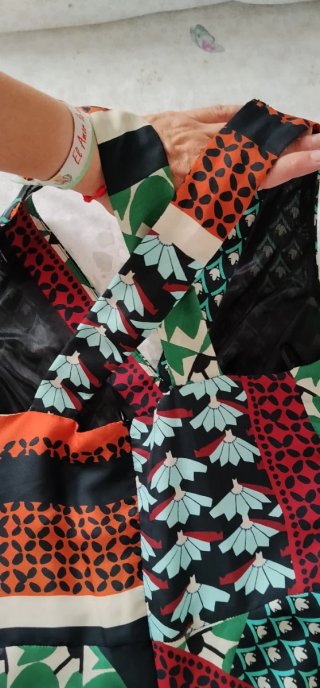 Vestido estampado midi Trucco